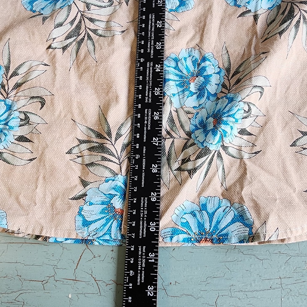 Lords Of Harlech George Button Down Random Floral XL 100% Cotton New - Picture 9 of 9
